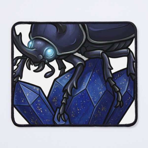 Item preview, Gothic Ox Beetle Lapis Crystal designed and sold by IllumeInk.