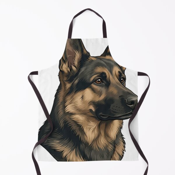 Item preview, Vintage Naturalist German Shepherd Portrait — Antique Dog Breed Art designed and sold by Catch333.