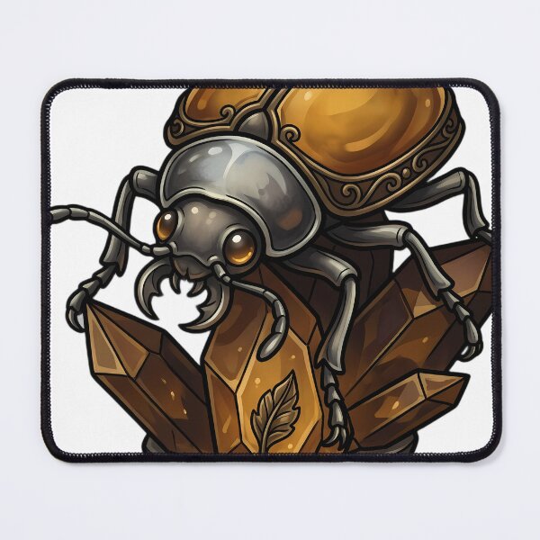 Item preview, Gothic Tortoise Beetle Dark Amber Crystal designed and sold by IllumeInk.