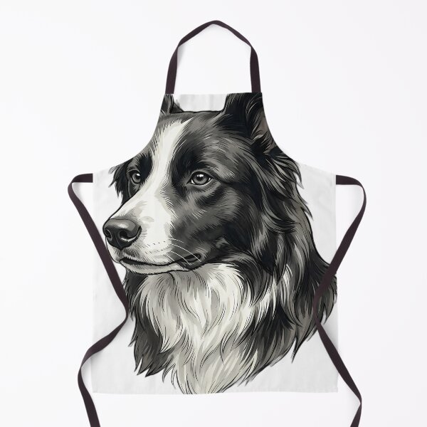 Item preview, Vintage Naturalist Border Collie Portrait — Antique Dog Breed Art designed and sold by Catch333.