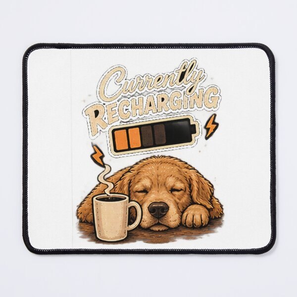 Item preview, Currently Recharging - Funny Coffee Battery designed and sold by MotiveMint.