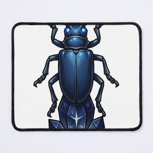 Item preview, Gothic Longhorn Beetle Sapphire Crystal designed and sold by IllumeInk.