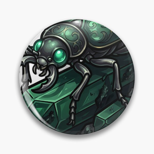 Item preview, Gothic Tiger Beetle Emerald Crystal designed and sold by IllumeInk.