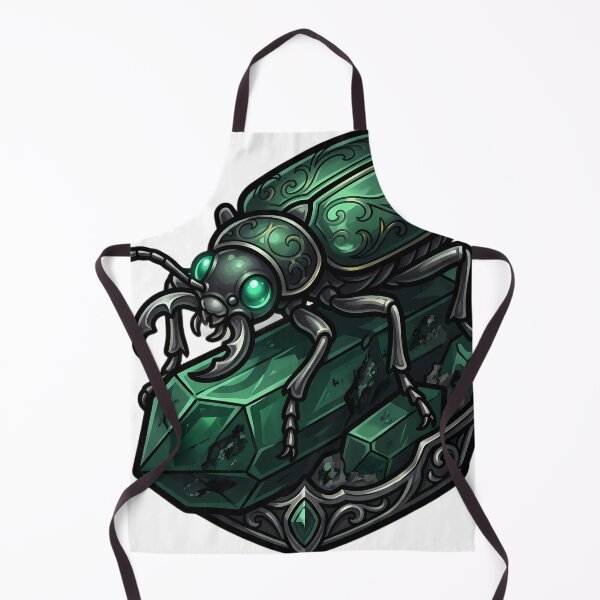 Item preview, Gothic Tiger Beetle Emerald Crystal designed and sold by IllumeInk.