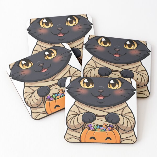 Item preview, Cute Black Cat Mummy Costume Trick-or-Treat designed and sold by pumsquare.
