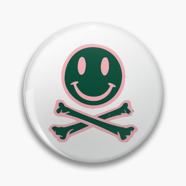 Item preview, Acid House Smile Face With Crossed Bones. For Ravers designed and sold by waylon-reese.