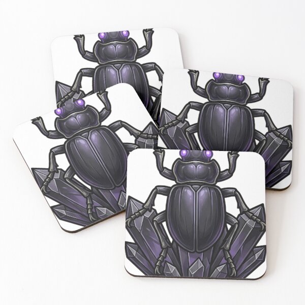 Item preview, Gothic Ground Beetle Obsidian Shard designed and sold by IllumeInk.