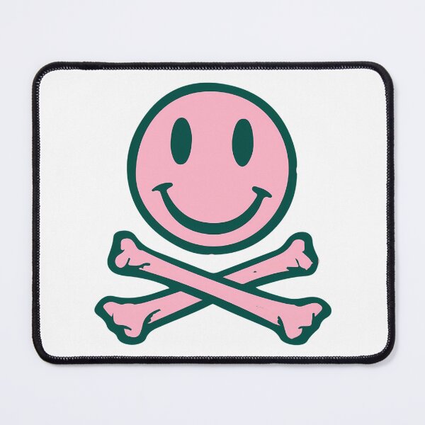 Item preview, Acid House Smile Face With Crossed Bones designed and sold by waylon-reese.