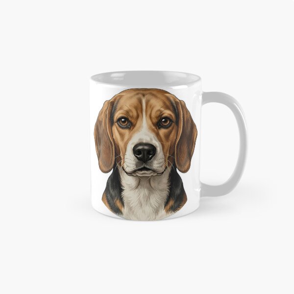Item preview, Vintage Naturalist Beagle Portrait — Antique Dog Breed Art designed and sold by Catch333.