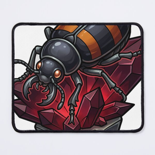 Item preview, Gothic Burying Beetle Garnet Crystal designed and sold by IllumeInk.