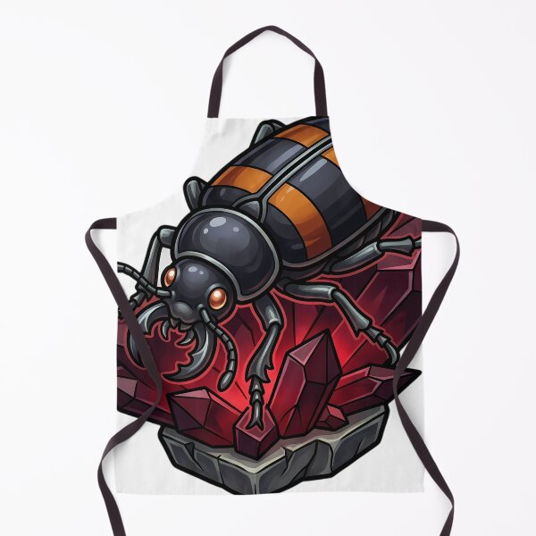 Item preview, Gothic Burying Beetle Garnet Crystal designed and sold by IllumeInk.
