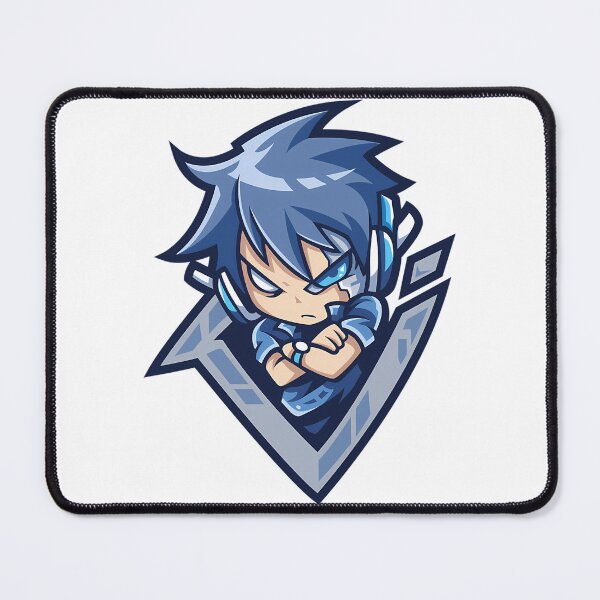 Item preview, Blue Hair Boy With Audifones designed and sold by waylon-reese.