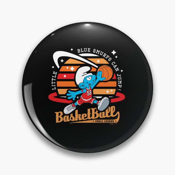 Item preview, The Smurfs Basketball Little Blue Smurfs Can Jump! Essential  designed and sold by circliqueart.
