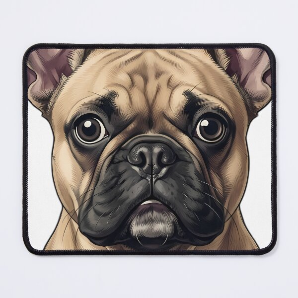 Item preview, Vintage Naturalist French Bulldog Portrait — Antique Dog Breed Art designed and sold by Catch333.