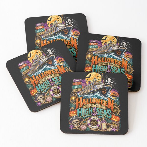 Item preview, Gifts Idea Spooky Cruise Vacation Halloween on the High Seas designed and sold by leevekaArt.