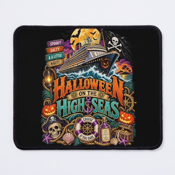 Item preview, Gifts Idea Spooky Cruise Vacation Halloween on the High Seas designed and sold by leevekaArt.