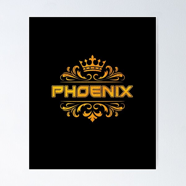 Item preview, Phoenix Personalized Name With Crown - Cool & Custom Gift for Girls, Teens designed and sold by Oussinc.