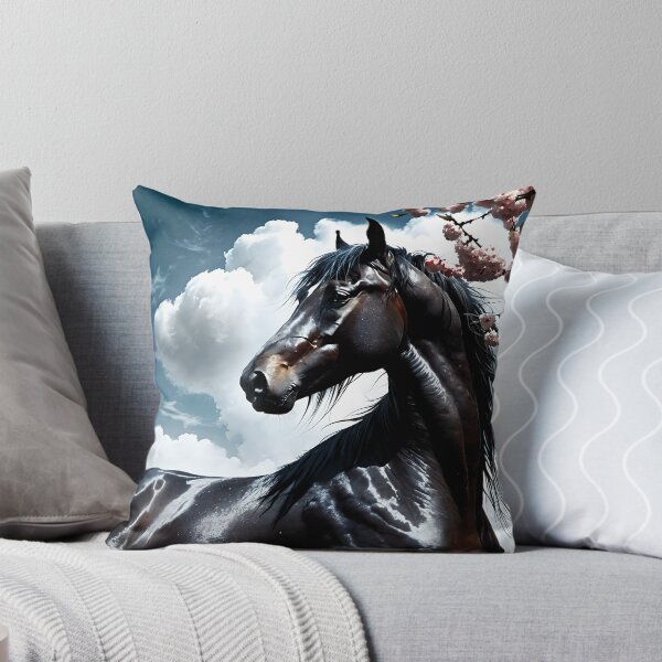 Item preview, But the big black horse said, "Look this way" - He said, "Hey lady, will you marry me?" 38 designed and sold by deep-sea-birds.