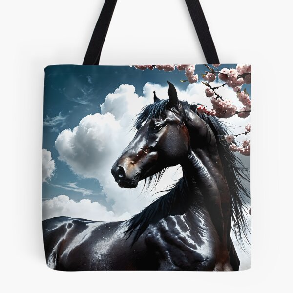 Item preview, But the big black horse said, "Look this way" - He said, "Hey lady, will you marry me?" 38 designed and sold by deep-sea-birds.