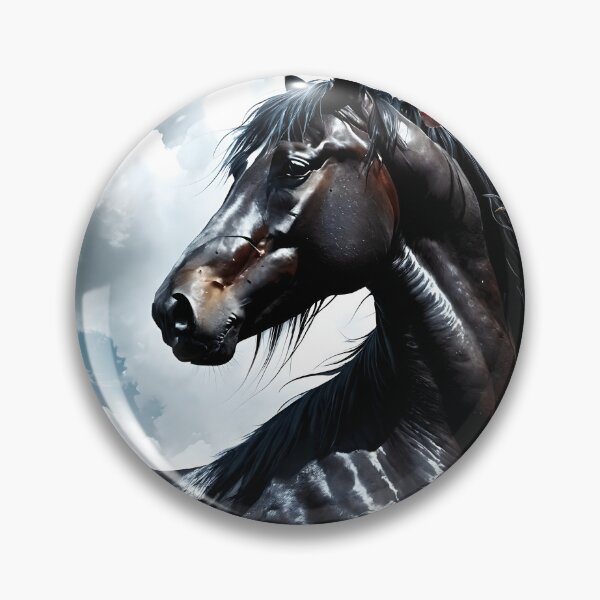 Item preview, But the big black horse said, "Look this way" - He said, "Hey lady, will you marry me?" 38 designed and sold by deep-sea-birds.