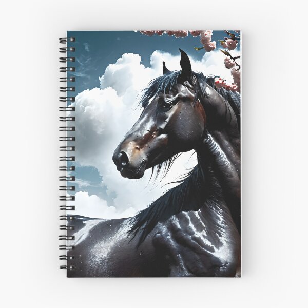 Item preview, But the big black horse said, "Look this way" - He said, "Hey lady, will you marry me?" 38 designed and sold by deep-sea-birds.