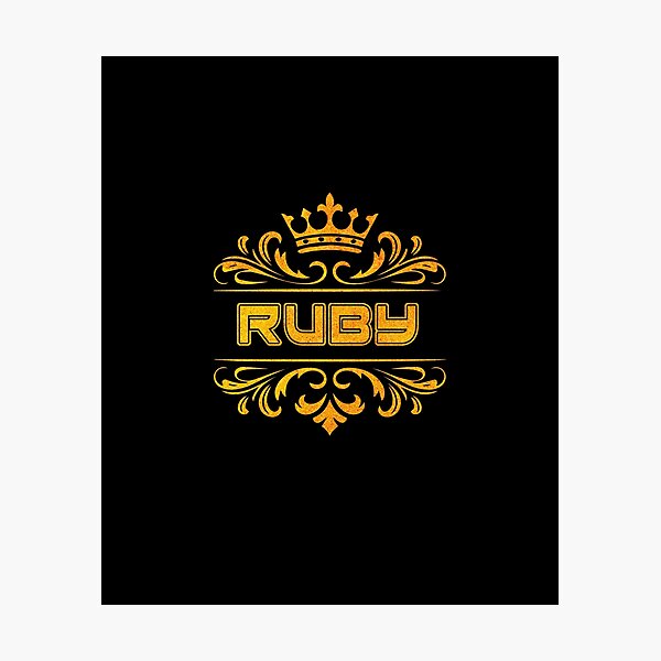 Item preview, Ruby Personalized Name With Crown - Cool & Custom Gift for Girls, Teens designed and sold by Oussinc.