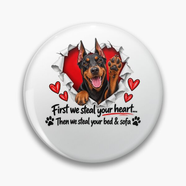 Item preview, Funny Doberman Dog Sofa Quote designed and sold by luu phong.
