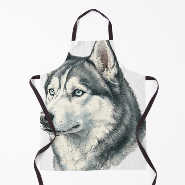Item preview, Vintage Naturalist Siberian Husky Portrait — Antique Dog Breed Art designed and sold by Catch333.