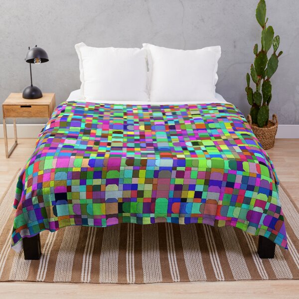 Item preview, Abstract Multicolor Shapes Pattern designed and sold by ArtbyDebbieC.