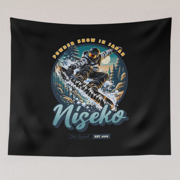 Item preview, Niseko Ski Resort Japan  designed and sold by TheEndDesign.