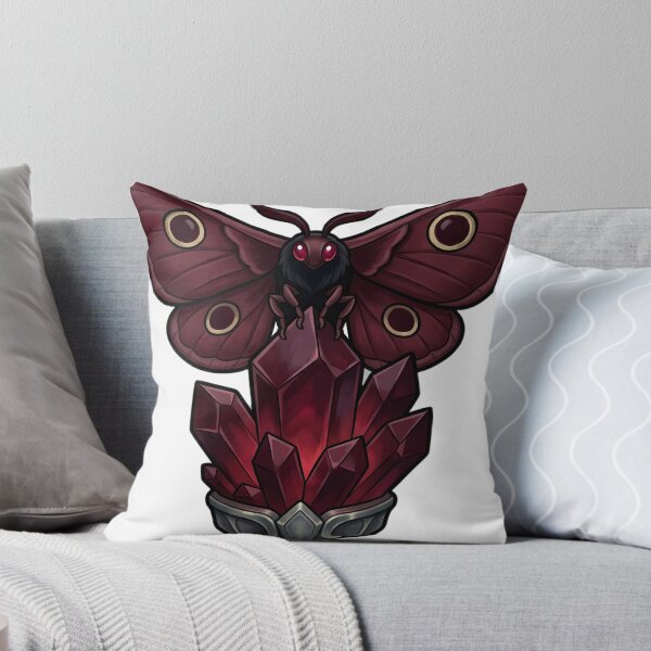 Item preview, Gothic Emperor Moth Garnet Crystal designed and sold by IllumeInk.