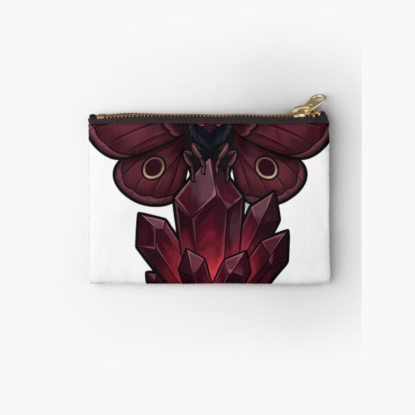 Item preview, Gothic Emperor Moth Garnet Crystal designed and sold by IllumeInk.
