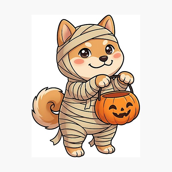 Item preview, Cute Shiba Inu Puppy Mummy Costume Trick-or-Treat designed and sold by pumsquare.