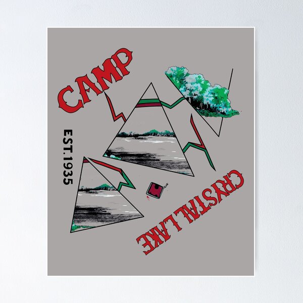 Item preview, Camp Crystal Lake Est 1935 Horror T-Shirt-42 designed and sold by MaximGesc.