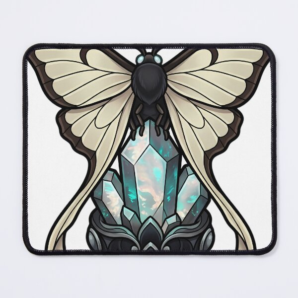 Item preview, Gothic Comet Moth Black Opal Crystal designed and sold by IllumeInk.