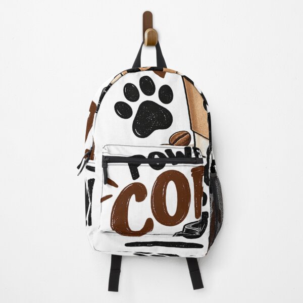 Item preview, Powered by Coffee and Dog Hair Funny Dog Lover Design designed and sold by SquareSign.
