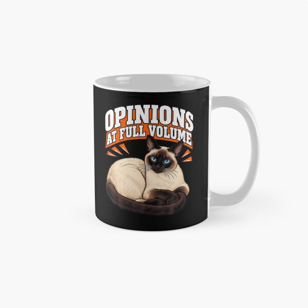 Item preview, Siamese Cat Opinions At Full Volume Meezer Mom Funny designed and sold by Pider-Vampire.