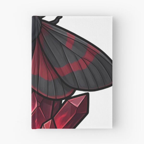 Item preview, Gothic Cinnabar Moth Ruby Crystal designed and sold by IllumeInk.