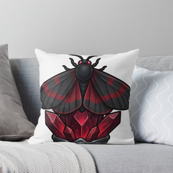 Item preview, Gothic Cinnabar Moth Ruby Crystal designed and sold by IllumeInk.