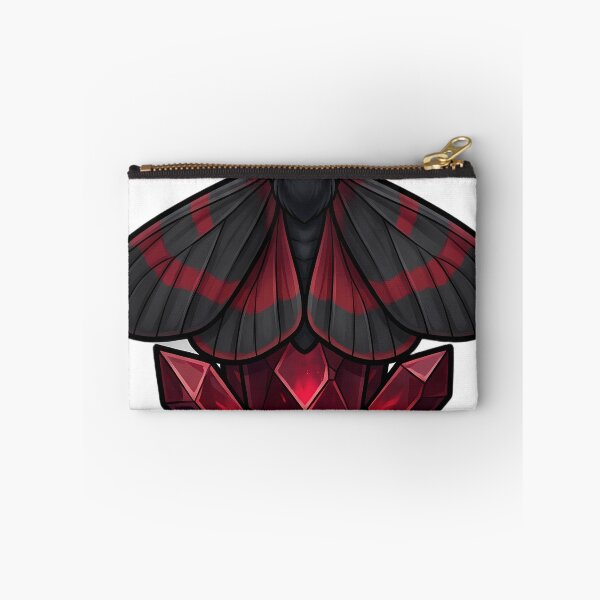 Item preview, Gothic Cinnabar Moth Ruby Crystal designed and sold by IllumeInk.