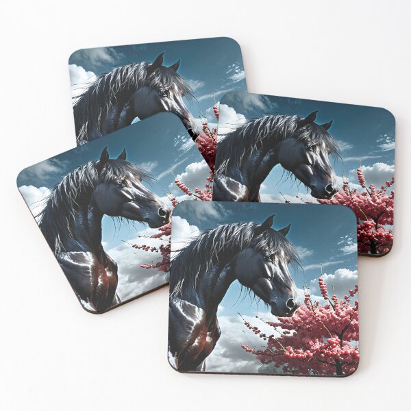 Item preview, But the big black horse said, "Look this way" - He said, "Hey lady, will you marry me?" 39 designed and sold by deep-sea-birds.
