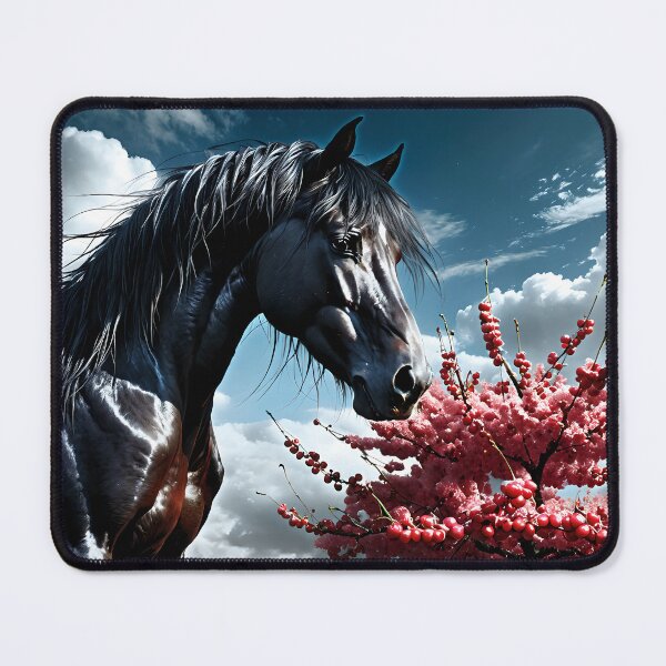 Item preview, But the big black horse said, "Look this way" - He said, "Hey lady, will you marry me?" 39 designed and sold by deep-sea-birds.