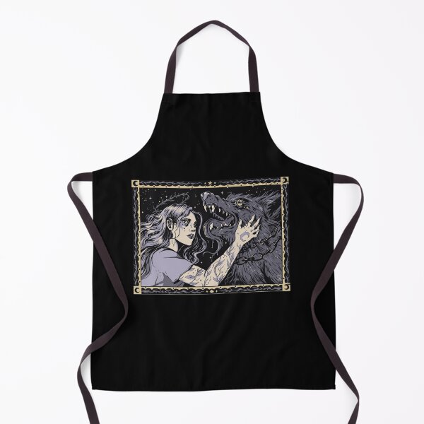 Item preview, Girl and Black Wolf designed and sold by honeyweet.