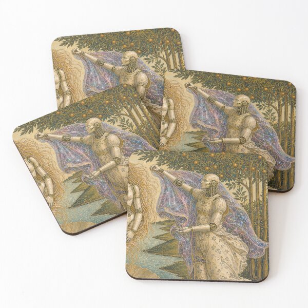 Item preview, The Birth of Digital Soul Right Panel Cyber Renaissance Art Print designed and sold by DMarquiseArt.