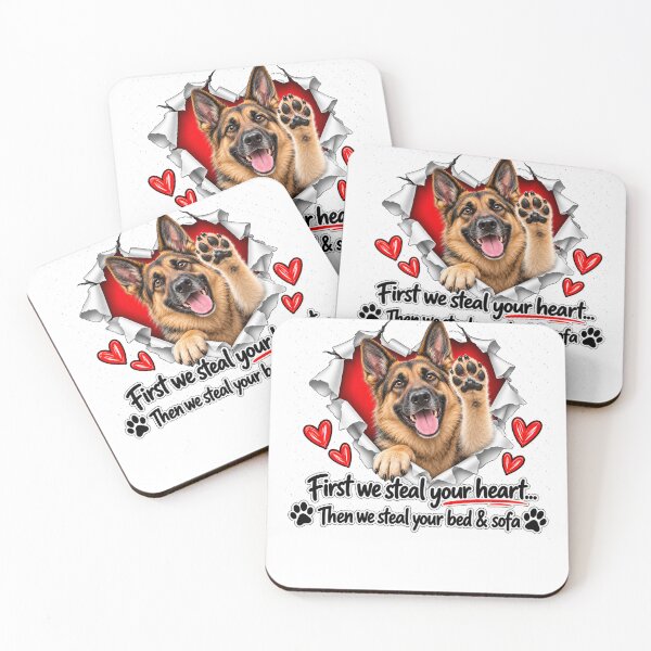 Item preview, Funny German Shepherd Dog Sofa Quote designed and sold by luu phong.