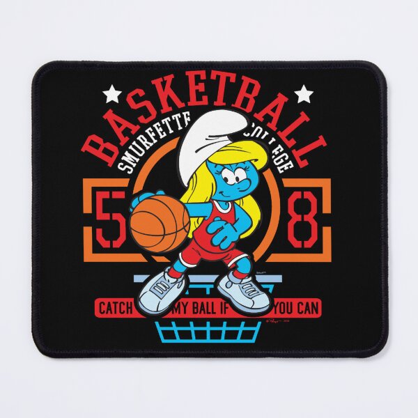 Item preview, The Smurfs Basketball Smurfette College Logo Essential designed and sold by circliqueart.