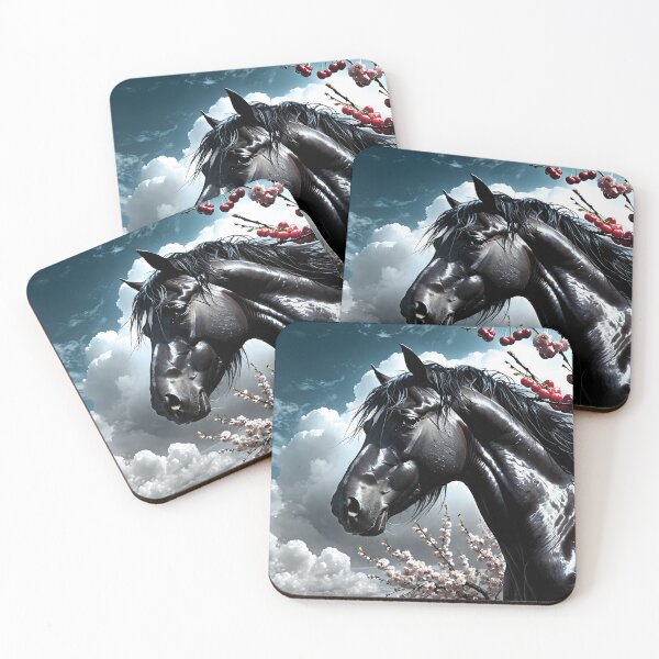 Item preview, But the big black horse said, "Look this way" - He said, "Hey lady, will you marry me?" 40 designed and sold by deep-sea-birds.