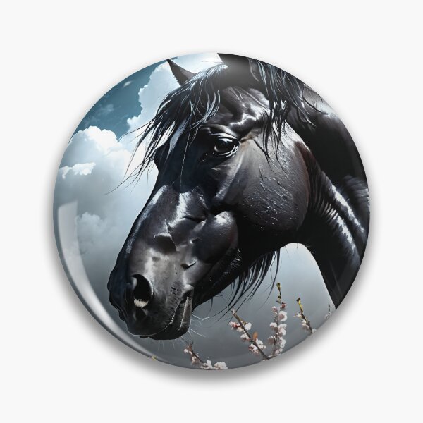 Item preview, But the big black horse said, "Look this way" - He said, "Hey lady, will you marry me?" 40 designed and sold by deep-sea-birds.