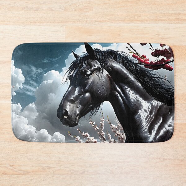 Item preview, But the big black horse said, "Look this way" - He said, "Hey lady, will you marry me?" 40 designed and sold by deep-sea-birds.