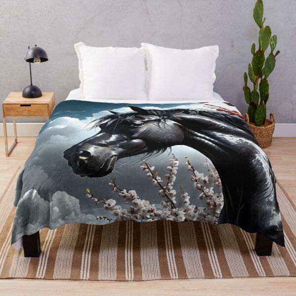 Item preview, But the big black horse said, "Look this way" - He said, "Hey lady, will you marry me?" 40 designed and sold by deep-sea-birds.